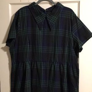 Tuesday Bassen plaid dress